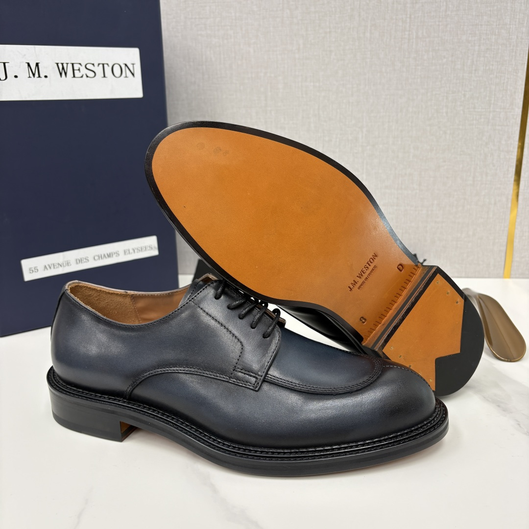 💋💍J.M.Westo*n 威士-顿 男士德比鞋正装鞋皮鞋 法国顶级皮鞋品牌 以简约线条勾勒出法式优雅的