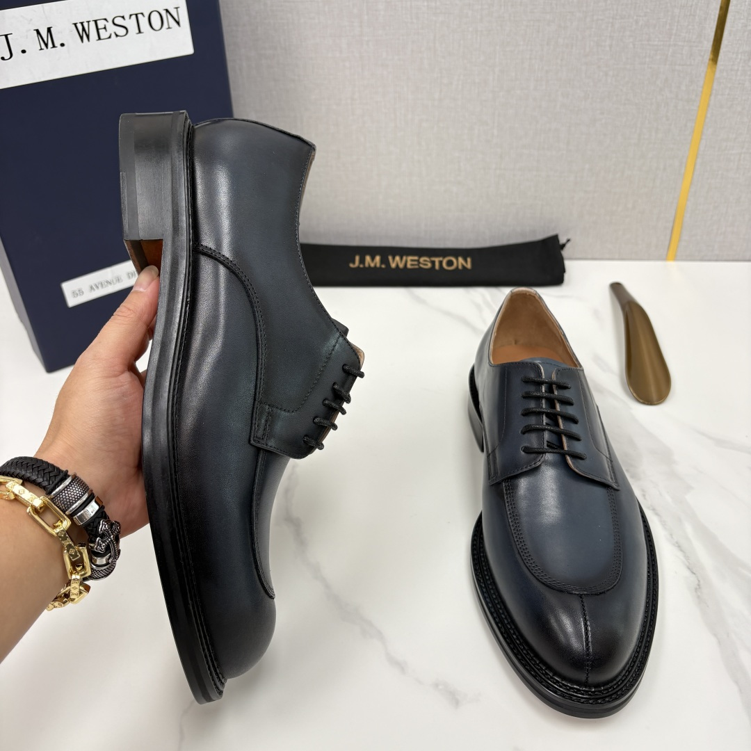 💋💍J.M.Westo*n 威士-顿 男士德比鞋正装鞋皮鞋 法国顶级皮鞋品牌 以简约线条勾勒出法式优雅的