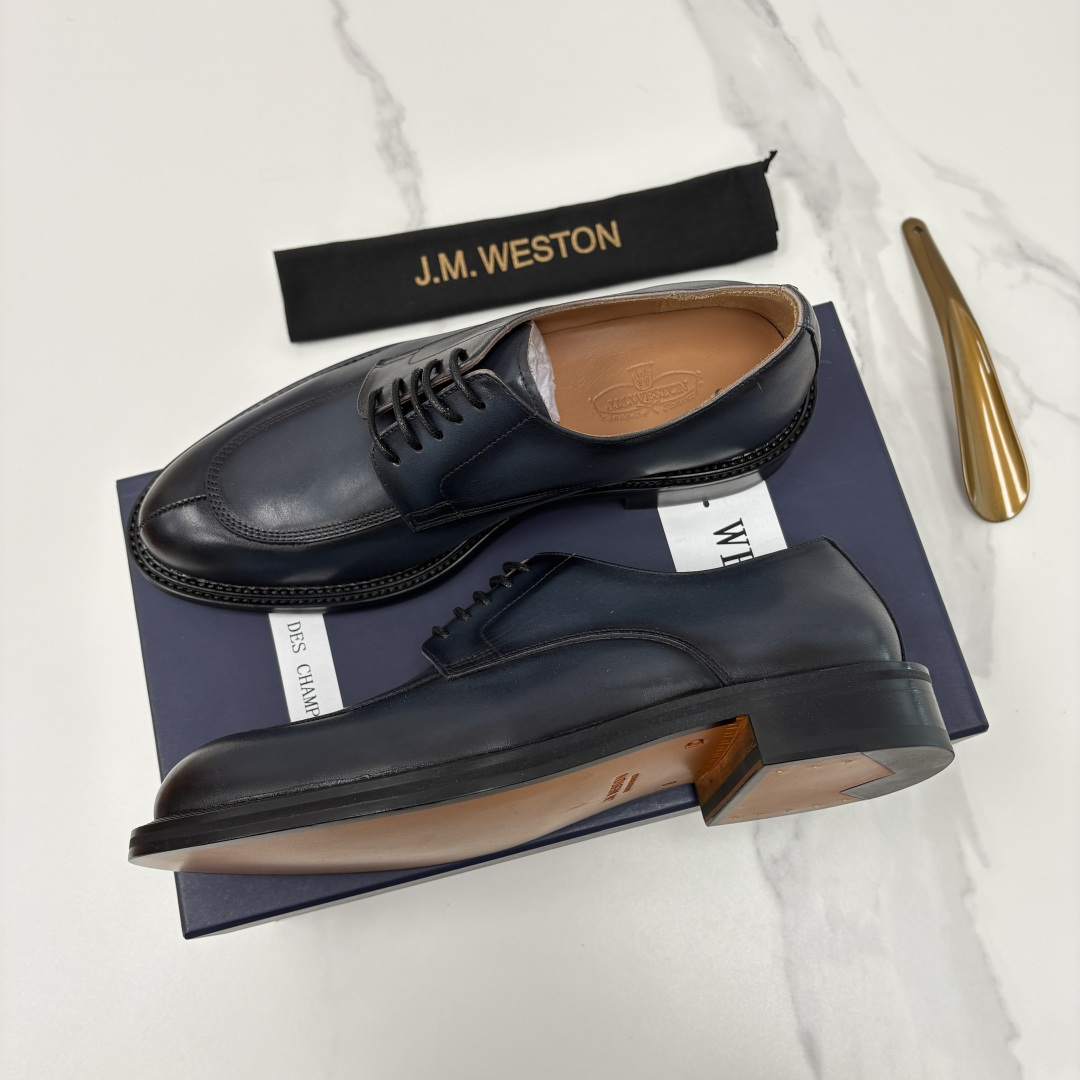 💋💍J.M.Westo*n 威士-顿 男士德比鞋正装鞋皮鞋 法国顶级皮鞋品牌 以简约线条勾勒出法式优雅的