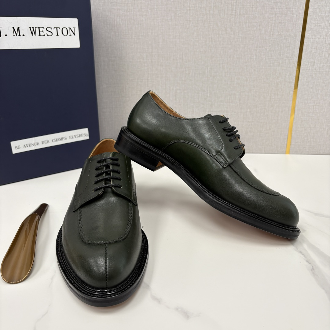 💋💍J.M.Westo*n 威士-顿 男士德比鞋正装鞋皮鞋 法国顶级皮鞋品牌 以简约线条勾勒出法式优雅的
