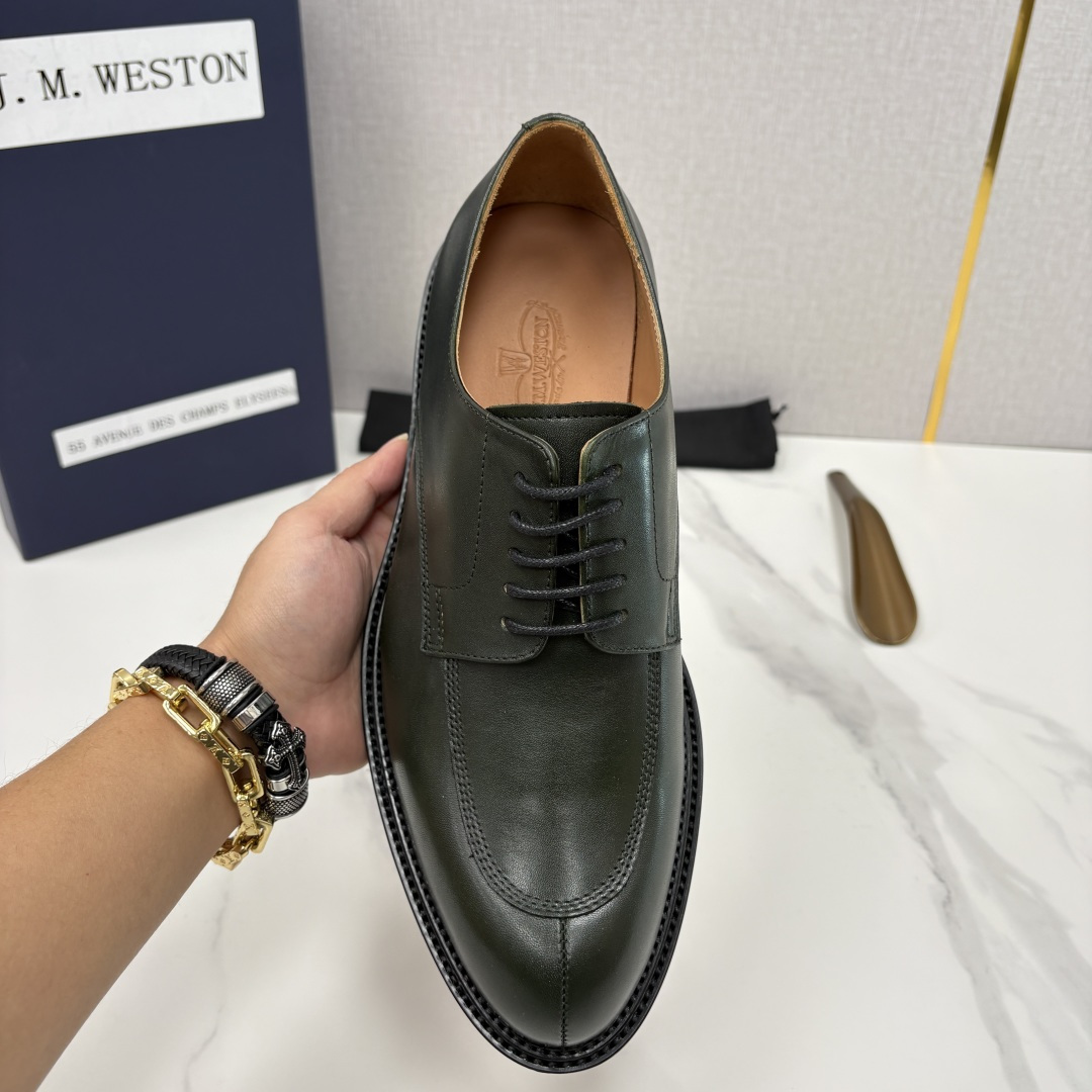 💋💍J.M.Westo*n 威士-顿 男士德比鞋正装鞋皮鞋 法国顶级皮鞋品牌 以简约线条勾勒出法式优雅的