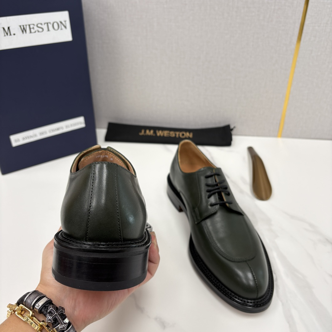 💋💍J.M.Westo*n 威士-顿 男士德比鞋正装鞋皮鞋 法国顶级皮鞋品牌 以简约线条勾勒出法式优雅的