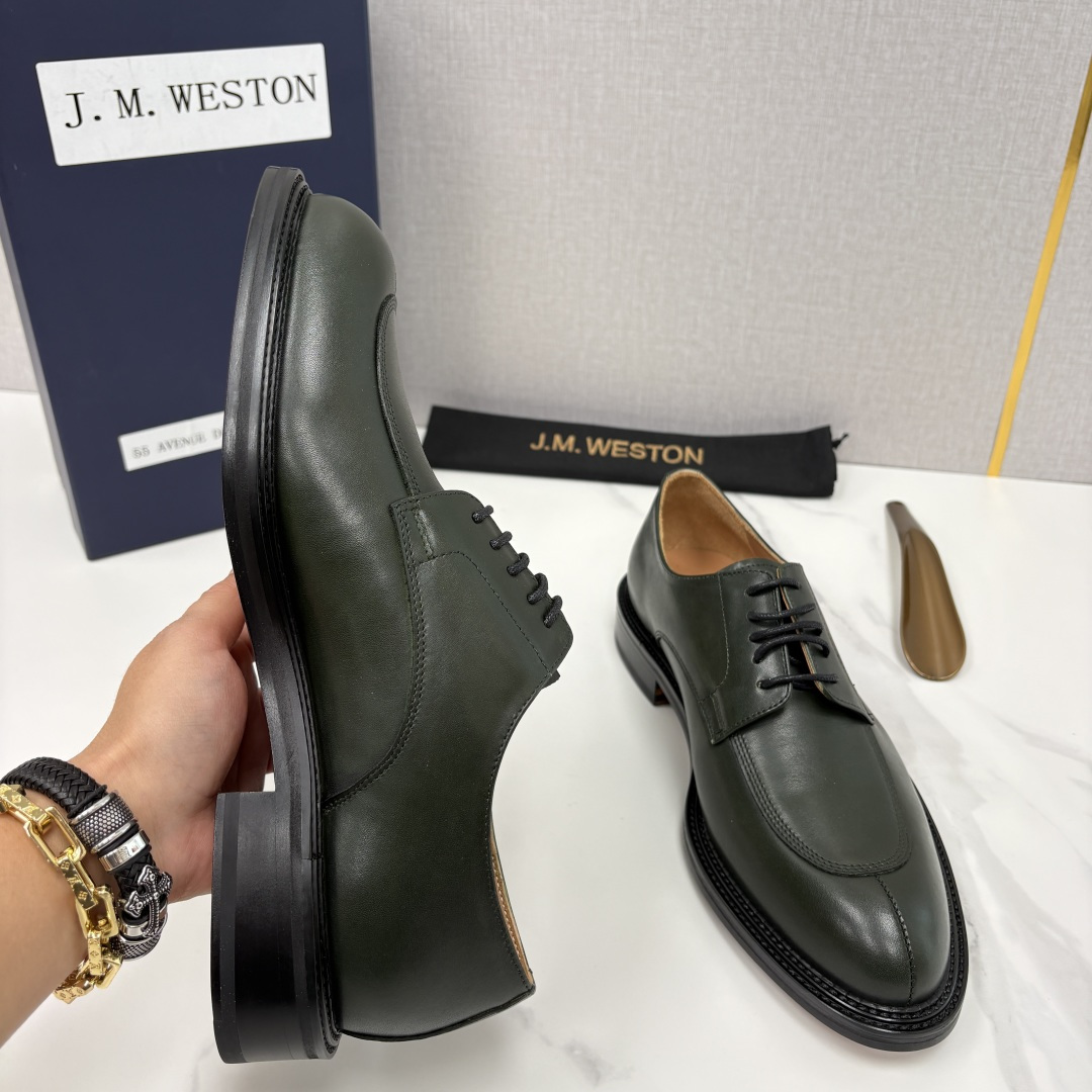 💋💍J.M.Westo*n 威士-顿 男士德比鞋正装鞋皮鞋 法国顶级皮鞋品牌 以简约线条勾勒出法式优雅的