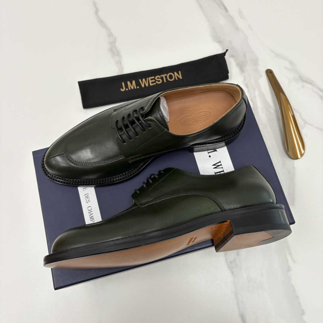 💋💍J.M.Westo*n 威士-顿 男士德比鞋正装鞋皮鞋 法国顶级皮鞋品牌 以简约线条勾勒出法式优雅的