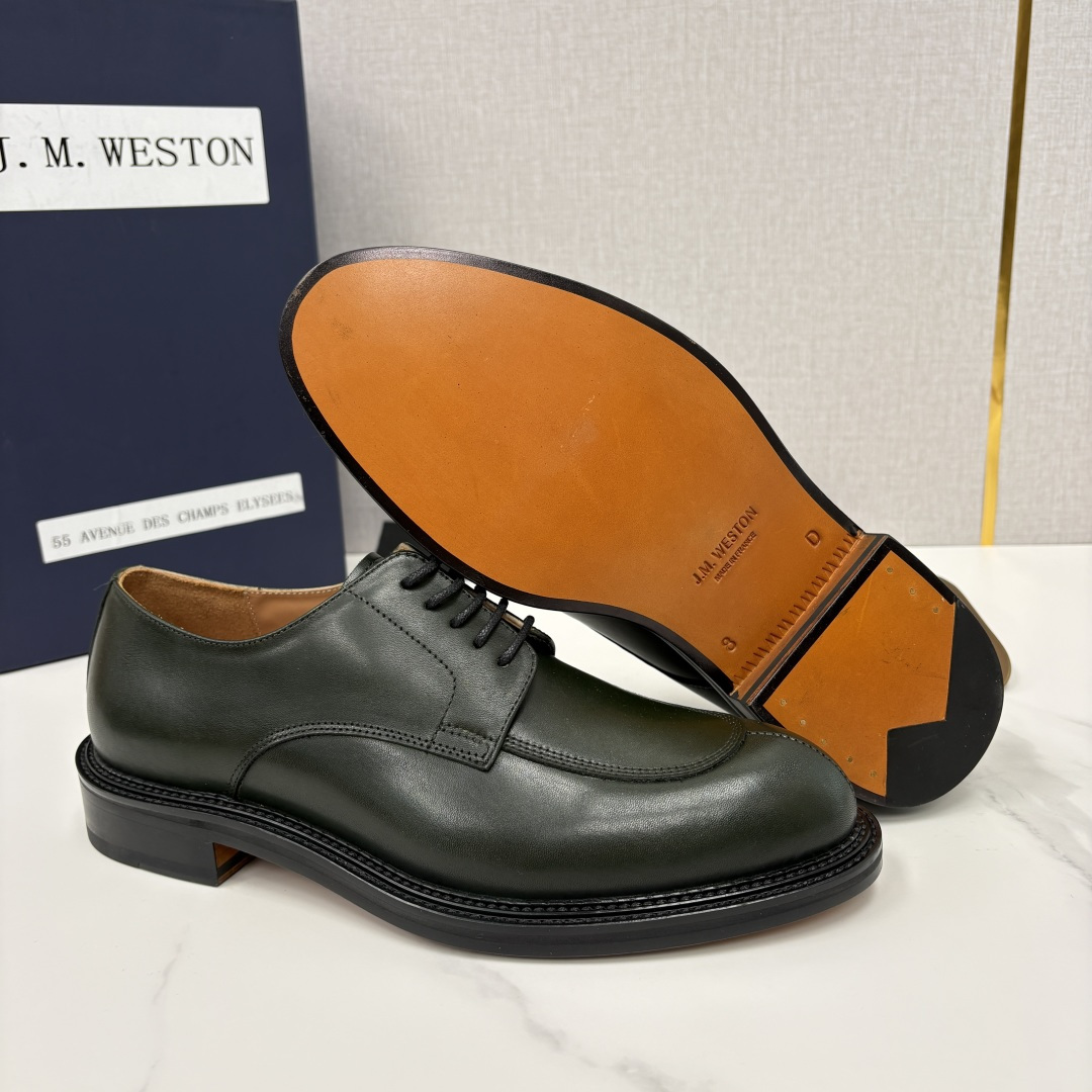 💋💍J.M.Westo*n 威士-顿 男士德比鞋正装鞋皮鞋 法国顶级皮鞋品牌 以简约线条勾勒出法式优雅的