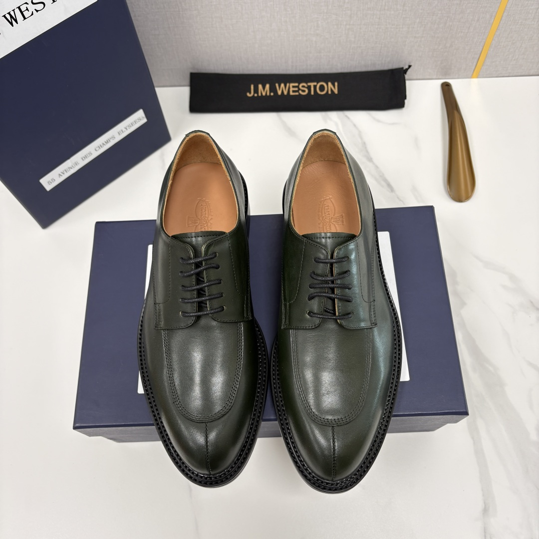 💋💍J.M.Westo*n 威士-顿 男士德比鞋正装鞋皮鞋 法国顶级皮鞋品牌 以简约线条勾勒出法式优雅的