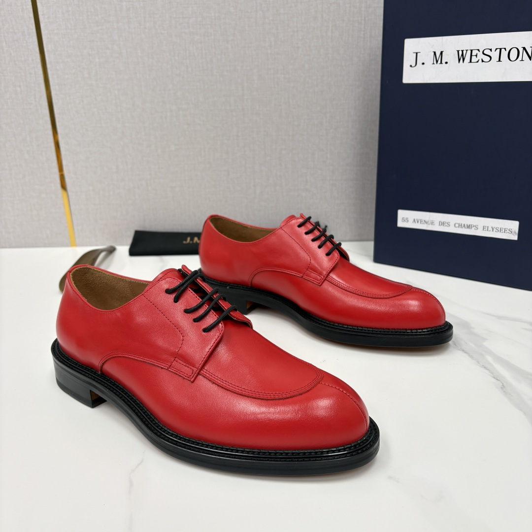 💋💍J.M.Westo*n 威士-顿 男士德比鞋正装鞋皮鞋 法国顶级皮鞋品牌 以简约线条勾勒出法式优雅的