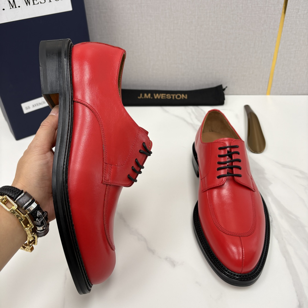 💋💍J.M.Westo*n 威士-顿 男士德比鞋正装鞋皮鞋 法国顶级皮鞋品牌 以简约线条勾勒出法式优雅的