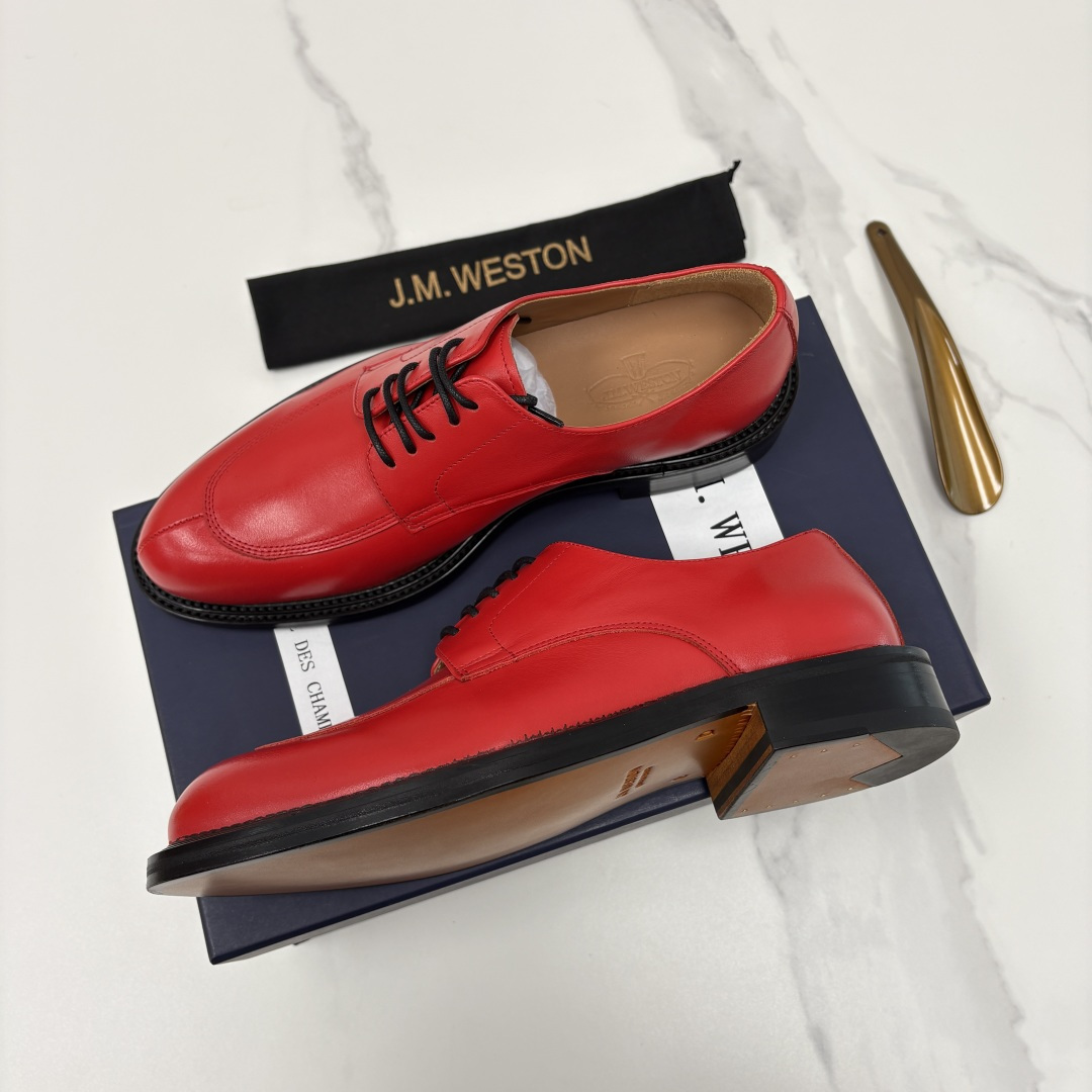 💋💍J.M.Westo*n 威士-顿 男士德比鞋正装鞋皮鞋 法国顶级皮鞋品牌 以简约线条勾勒出法式优雅的