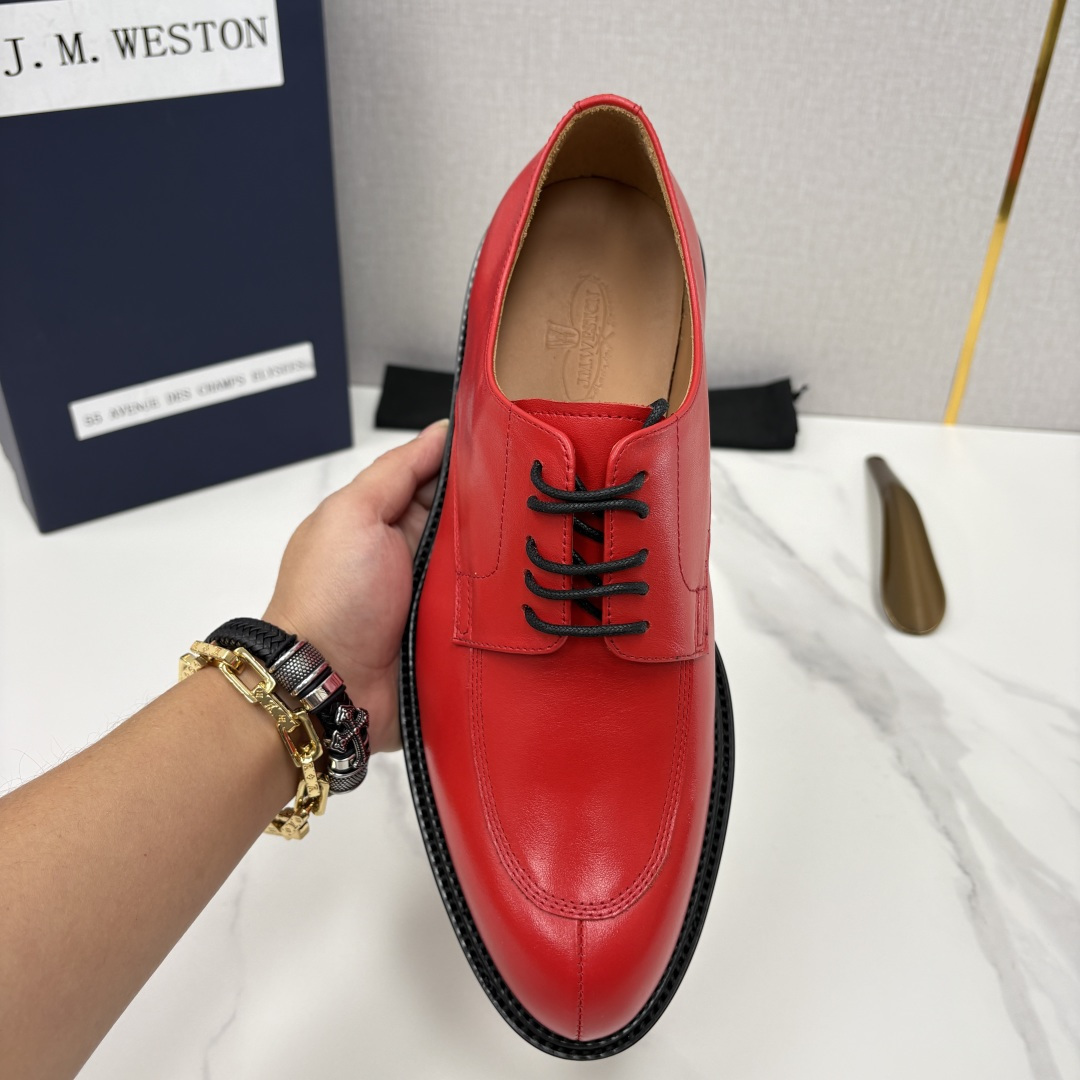 💋💍J.M.Westo*n 威士-顿 男士德比鞋正装鞋皮鞋 法国顶级皮鞋品牌 以简约线条勾勒出法式优雅的