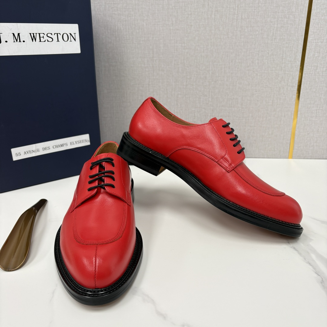 💋💍J.M.Westo*n 威士-顿 男士德比鞋正装鞋皮鞋 法国顶级皮鞋品牌 以简约线条勾勒出法式优雅的