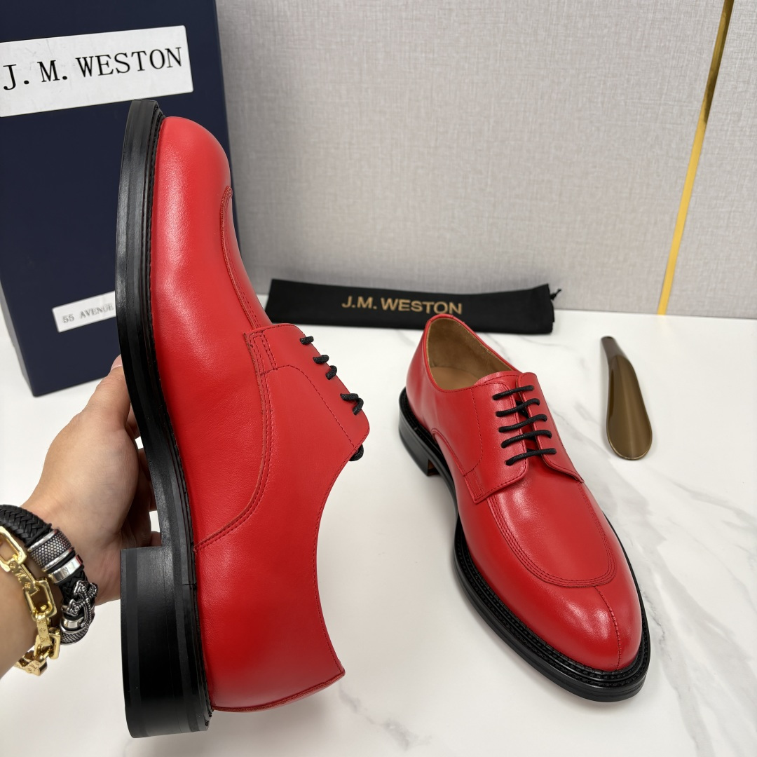 💋💍J.M.Westo*n 威士-顿 男士德比鞋正装鞋皮鞋 法国顶级皮鞋品牌 以简约线条勾勒出法式优雅的