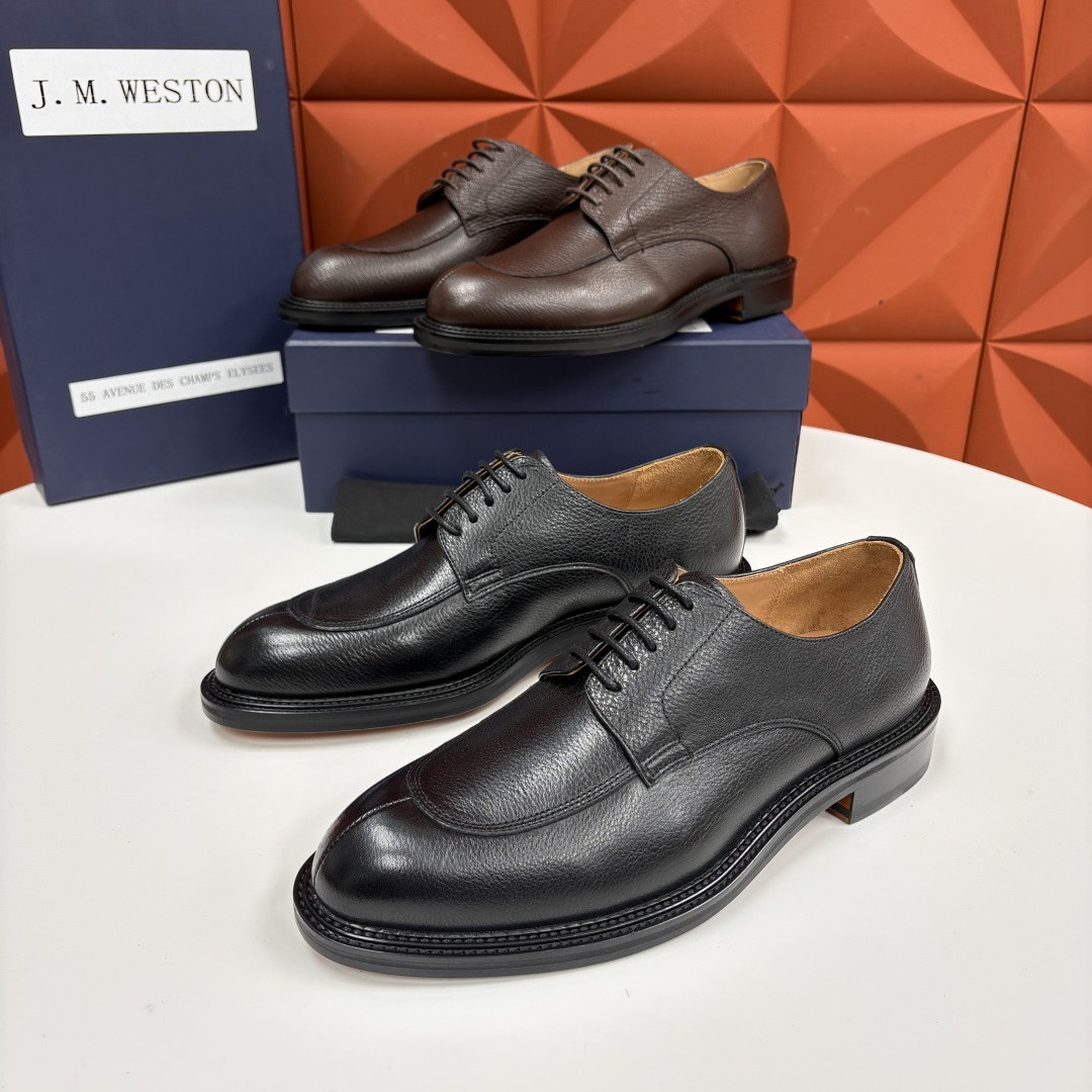💋💍J.M.Westo*n 威士-顿 男士德比鞋正装鞋皮鞋 法国顶级皮鞋品牌 以简约线条勾勒出法式优雅的