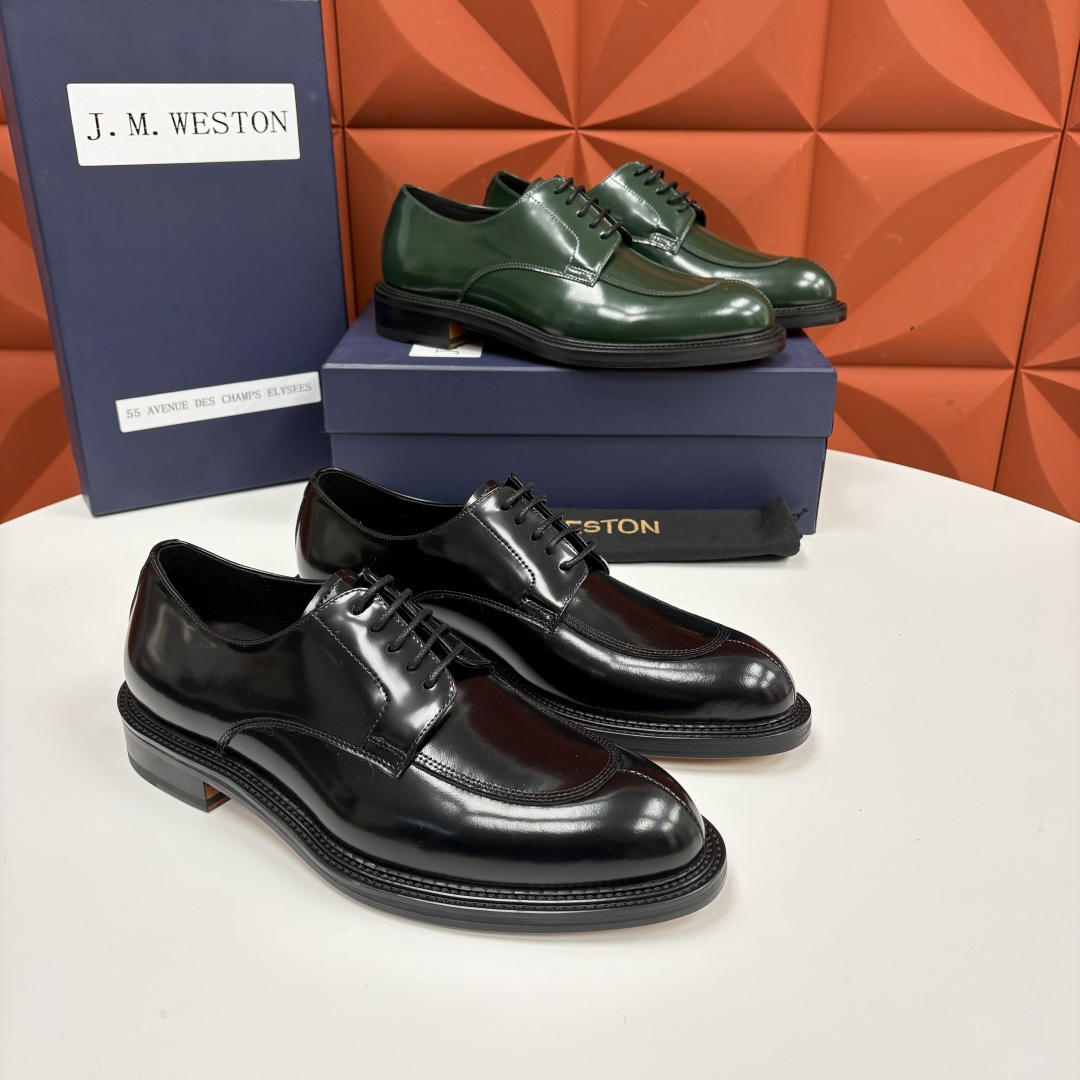 💋💍J.M.Westo*n 威士-顿 男士德比鞋正装鞋皮鞋 法国顶级皮鞋品牌 以简约线条勾勒出法式优雅的