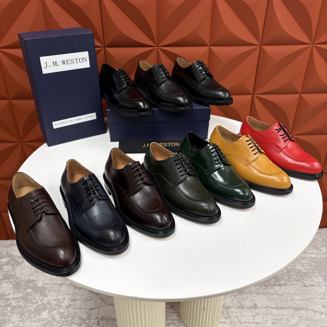 💋💍J.M.Westo*n 威士-顿 男士德比鞋正装鞋皮鞋 法国顶级皮鞋品牌 以简约线条勾勒出法式优雅的