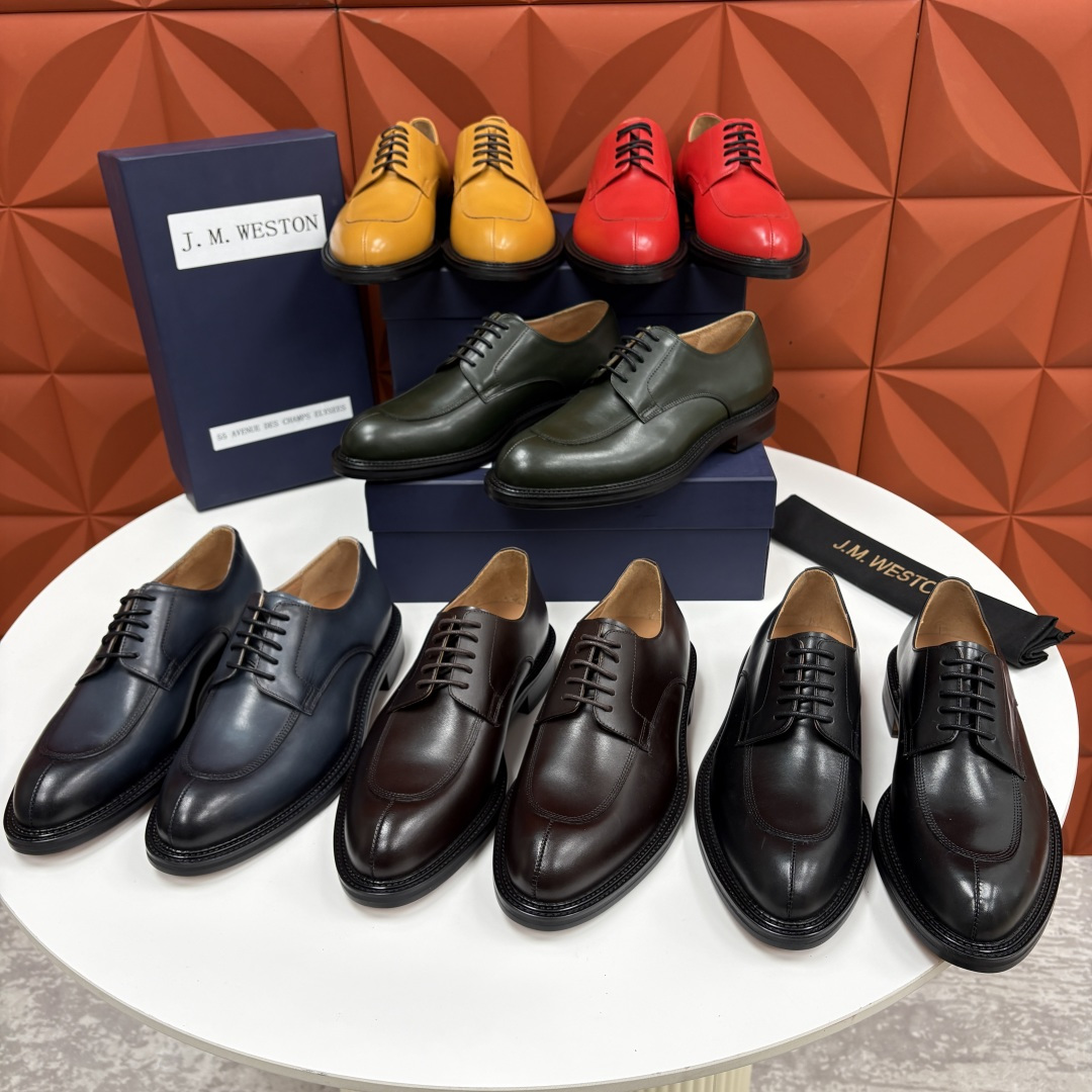 💋💍J.M.Westo*n 威士-顿 男士德比鞋正装鞋皮鞋 法国顶级皮鞋品牌 以简约线条勾勒出法式优雅的