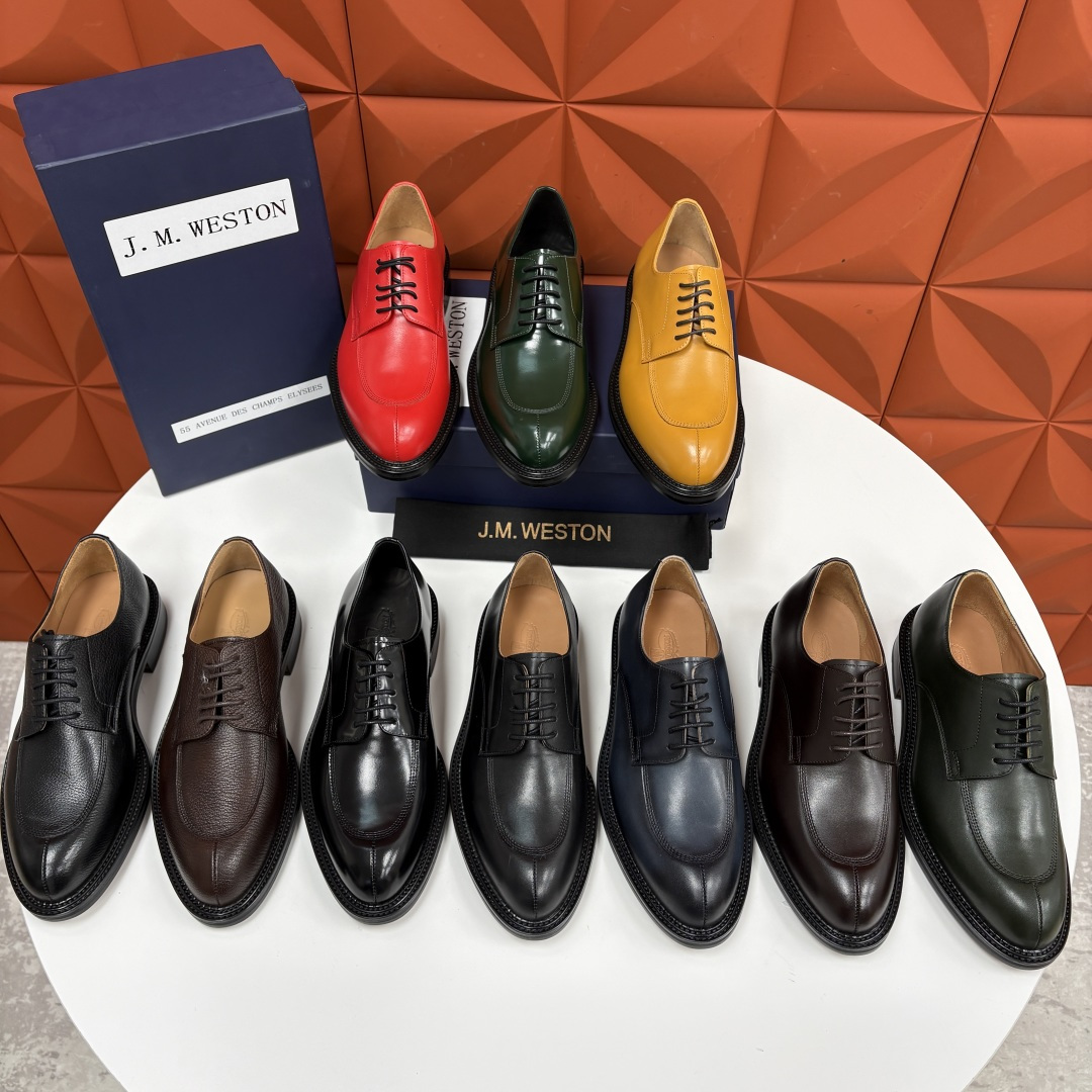 💋💍J.M.Westo*n 威士-顿 男士德比鞋正装鞋皮鞋 法国顶级皮鞋品牌 以简约线条勾勒出法式优雅的