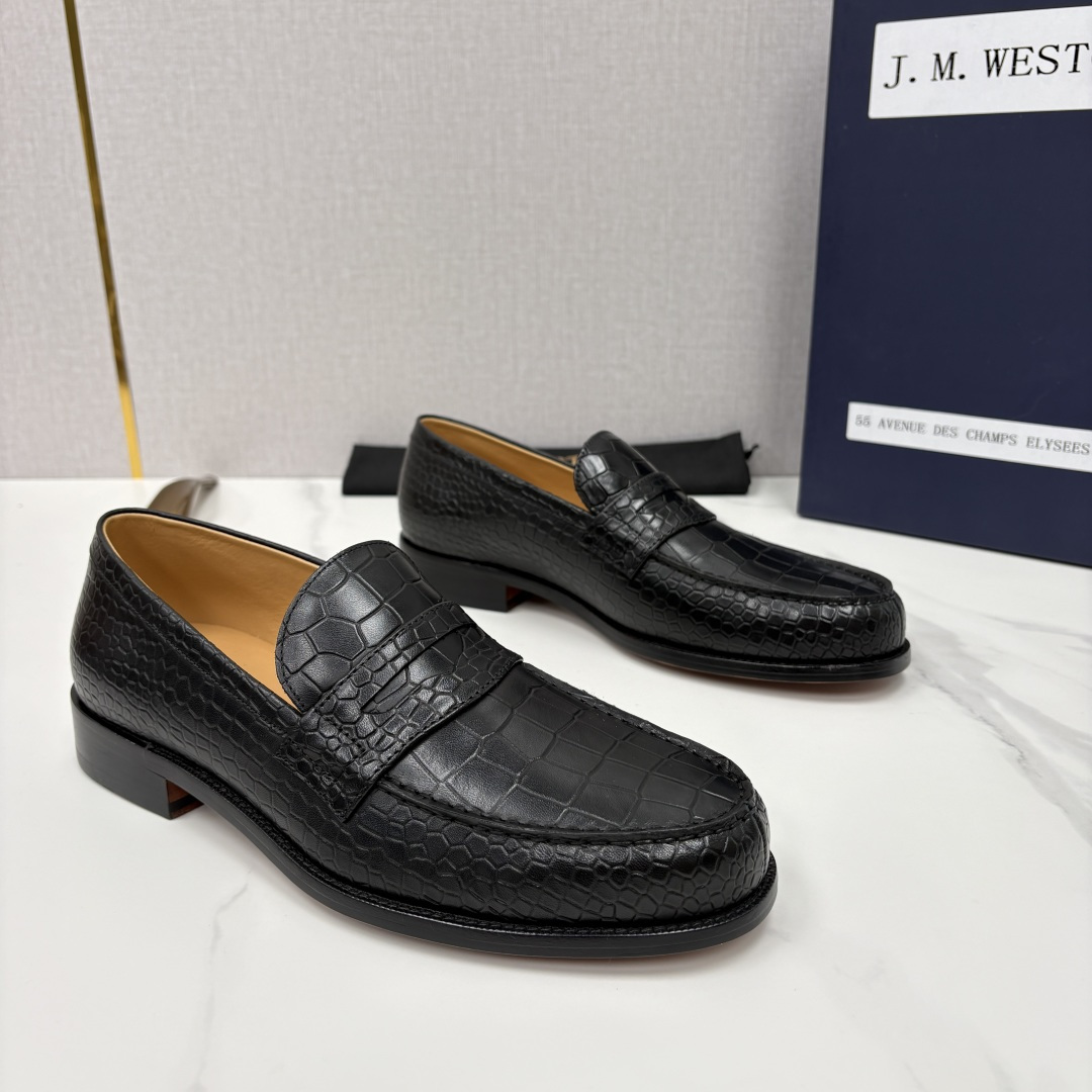 💋💍J.M.Westo*n 威士-顿 品牌经典 180 系列乐福鞋皮鞋 法国顶级皮鞋品牌 威士-顿皮鞋品