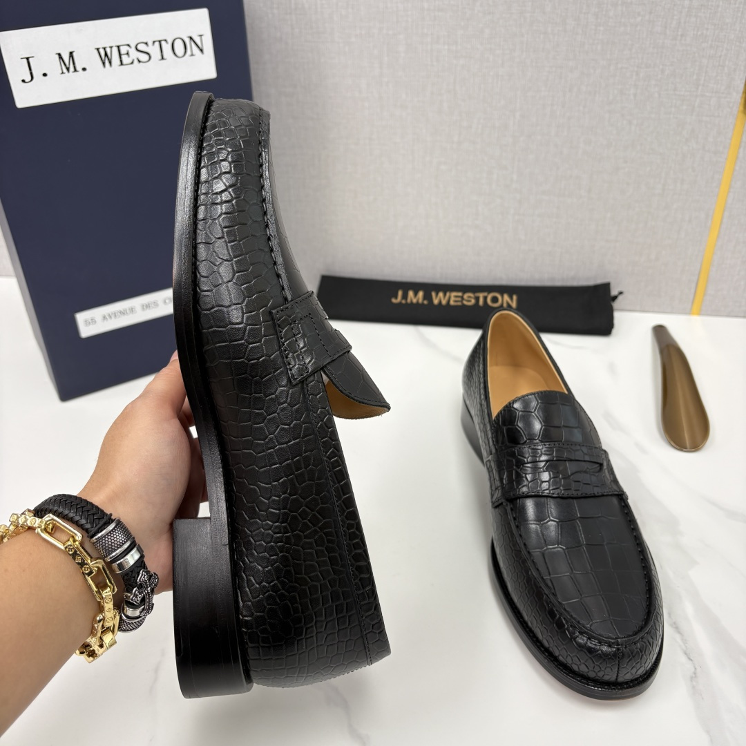 💋💍J.M.Westo*n 威士-顿 品牌经典 180 系列乐福鞋皮鞋 法国顶级皮鞋品牌 威士-顿皮鞋品