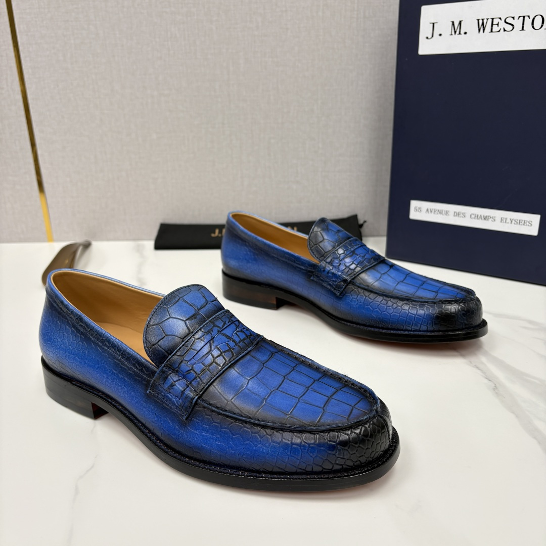 💋💍J.M.Westo*n 威士-顿 品牌经典 180 系列乐福鞋皮鞋 法国顶级皮鞋品牌 威士-顿皮鞋品