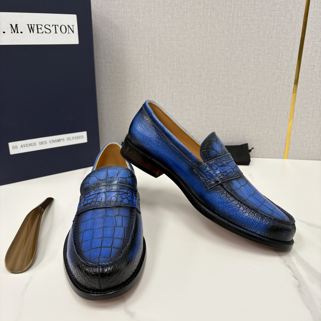 💋💍J.M.Westo*n 威士-顿 品牌经典 180 系列乐福鞋皮鞋 法国顶级皮鞋品牌 威士-顿皮鞋品