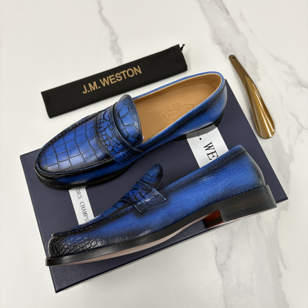 💋💍J.M.Westo*n 威士-顿 品牌经典 180 系列乐福鞋皮鞋 法国顶级皮鞋品牌 威士-顿皮鞋品