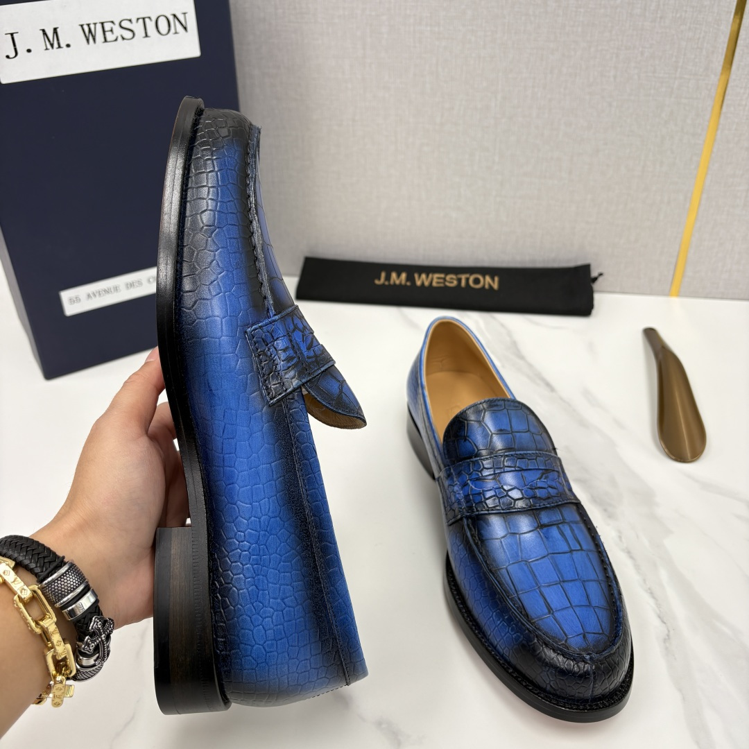 💋💍J.M.Westo*n 威士-顿 品牌经典 180 系列乐福鞋皮鞋 法国顶级皮鞋品牌 威士-顿皮鞋品