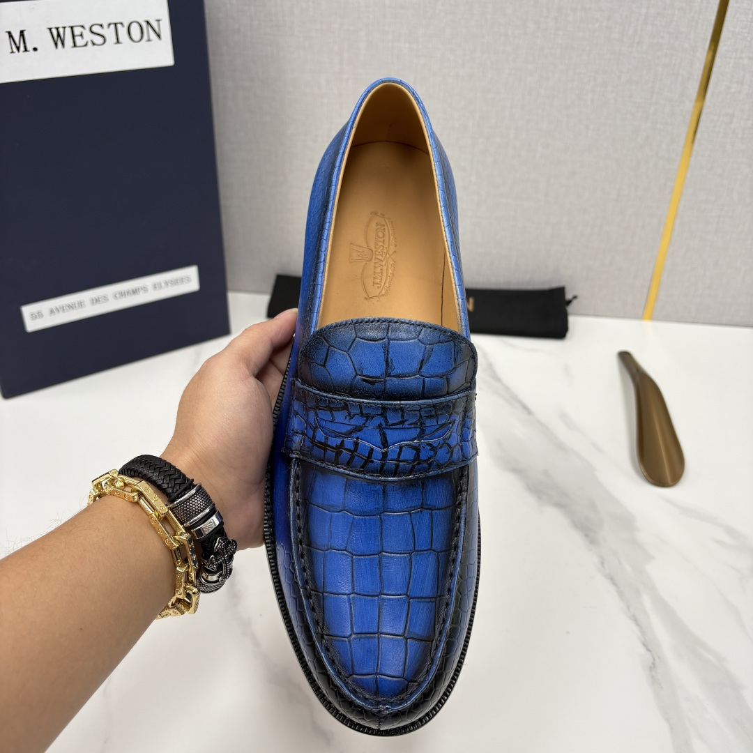 💋💍J.M.Westo*n 威士-顿 品牌经典 180 系列乐福鞋皮鞋 法国顶级皮鞋品牌 威士-顿皮鞋品