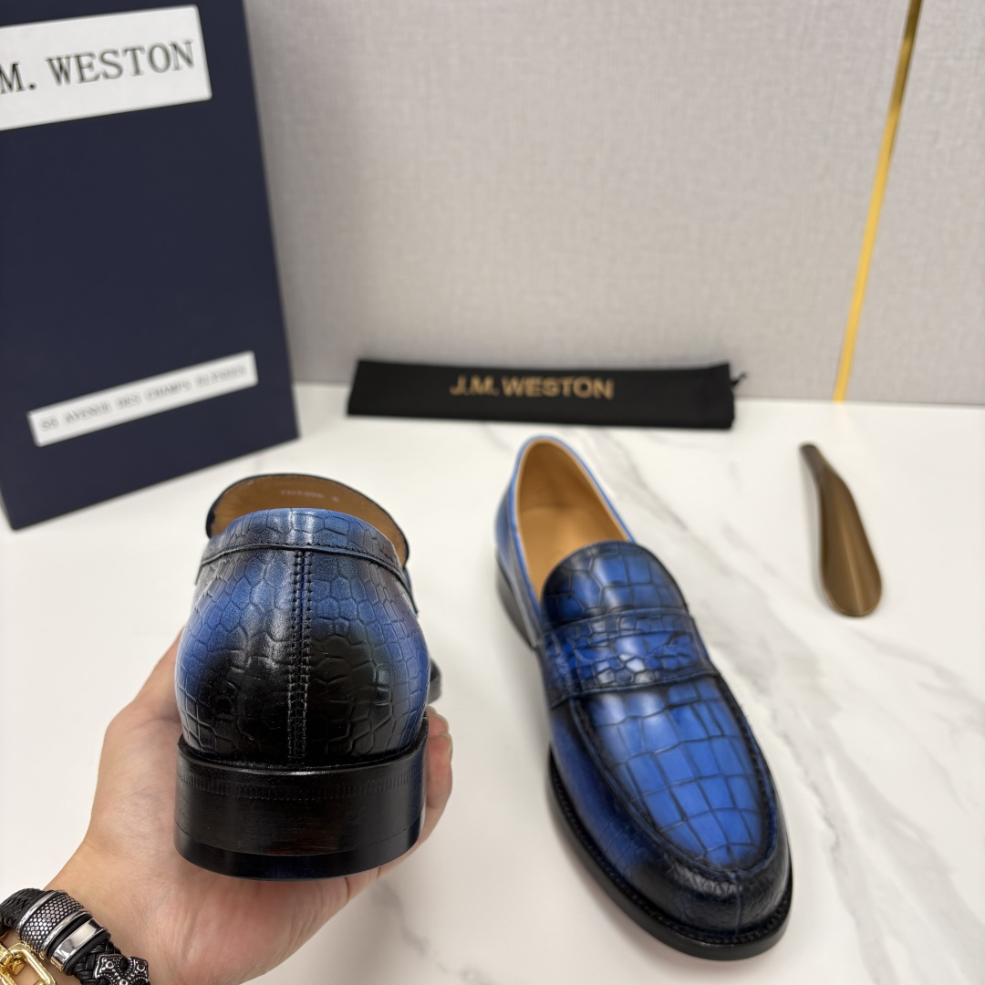 💋💍J.M.Westo*n 威士-顿 品牌经典 180 系列乐福鞋皮鞋 法国顶级皮鞋品牌 威士-顿皮鞋品