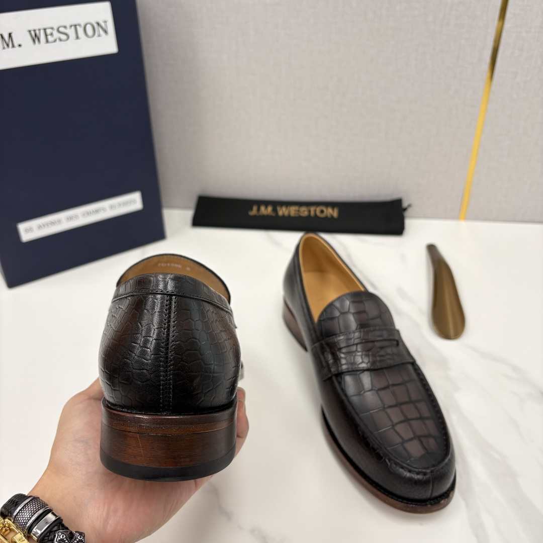 💋💍J.M.Westo*n 威士-顿 品牌经典 180 系列乐福鞋皮鞋 法国顶级皮鞋品牌 威士-顿皮鞋品