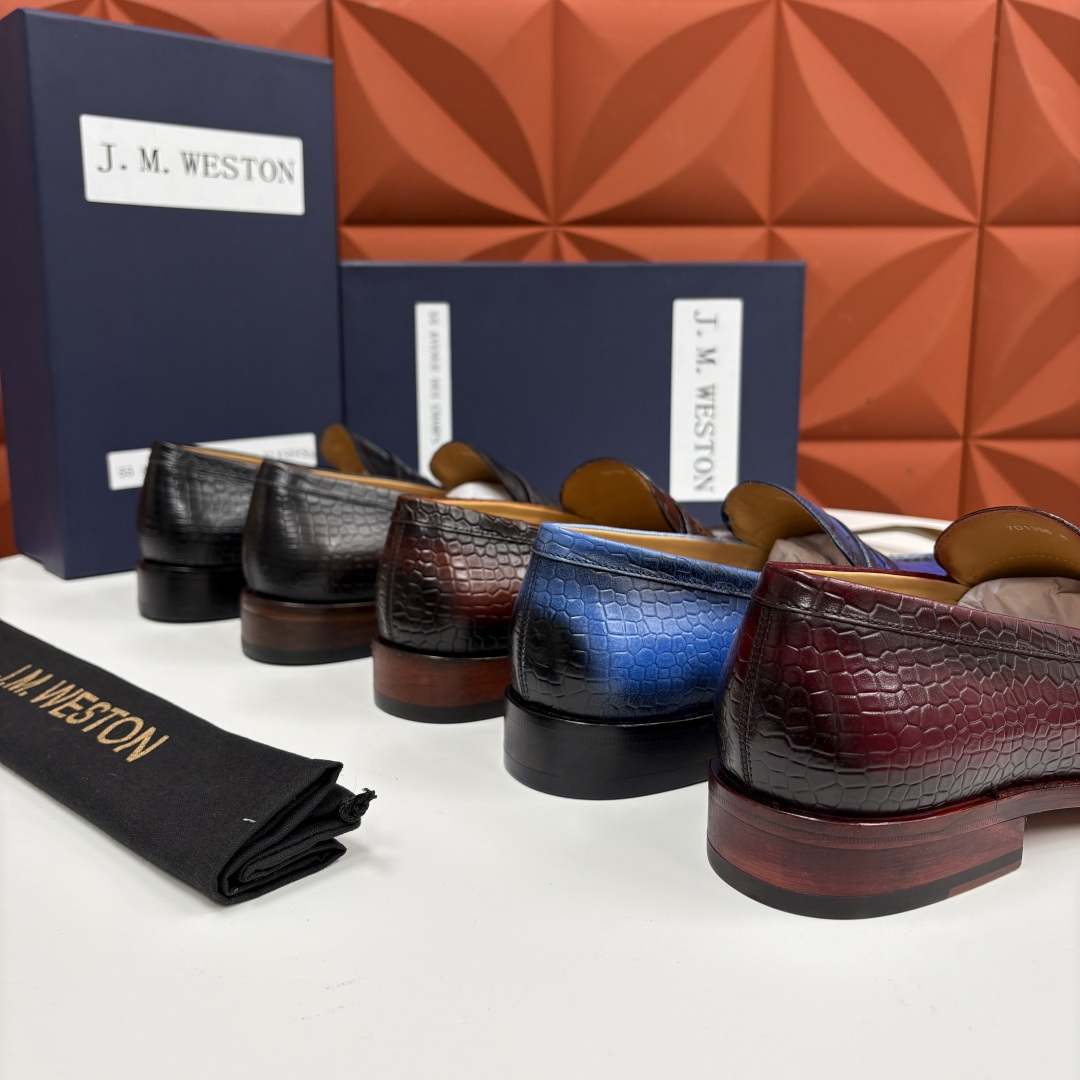 💋💍J.M.Westo*n 威士-顿 品牌经典 180 系列乐福鞋皮鞋 法国顶级皮鞋品牌 威士-顿皮鞋品