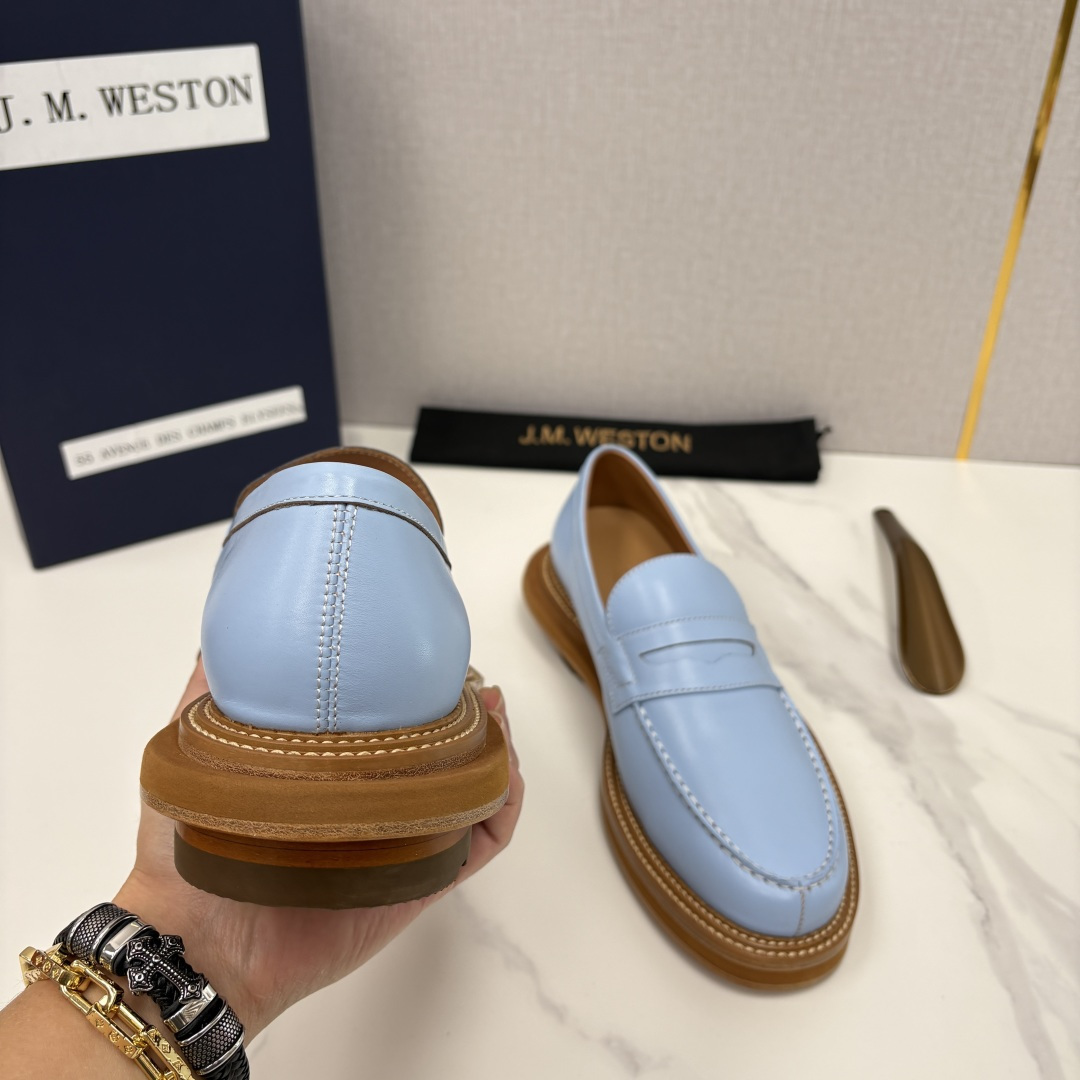 💋💍J.M.Westo*n 威士-顿 sacai × J.M.Weston 联名乐福鞋皮鞋 百年匠艺与先