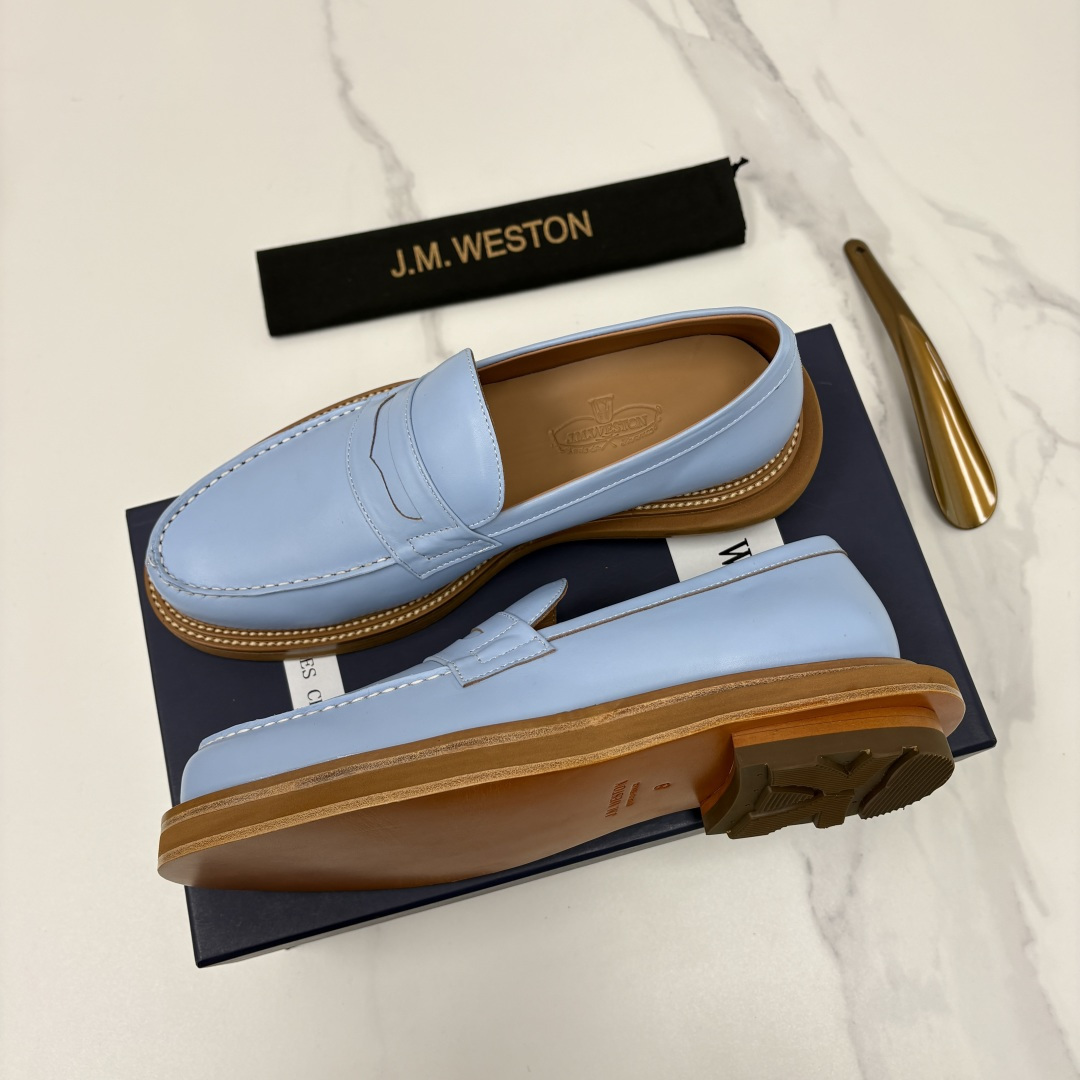 💋💍J.M.Westo*n 威士-顿 sacai × J.M.Weston 联名乐福鞋皮鞋 百年匠艺与先