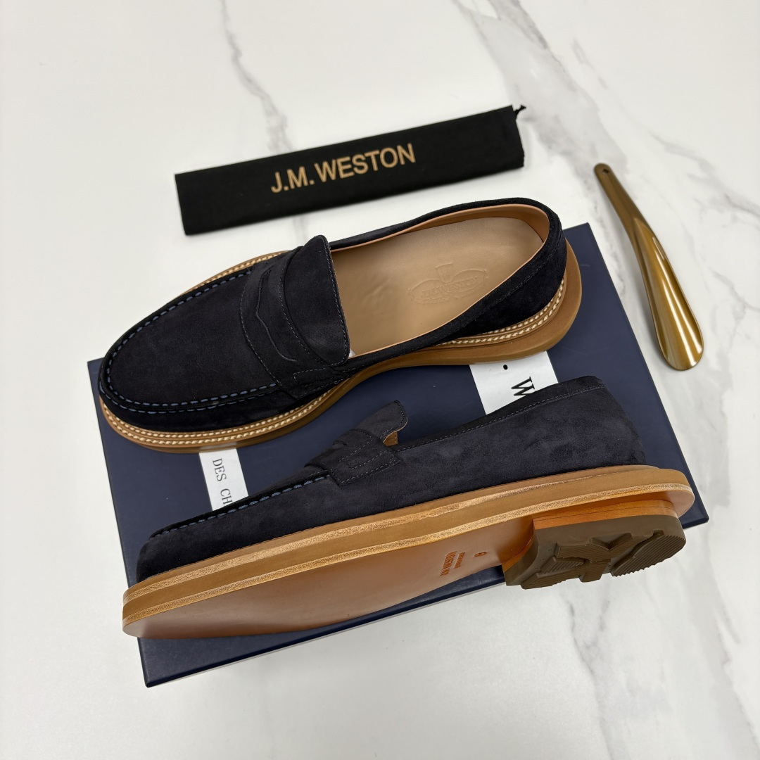 💋💍J.M.Westo*n 威士-顿 sacai × J.M.Weston 联名乐福鞋皮鞋 百年匠艺与先