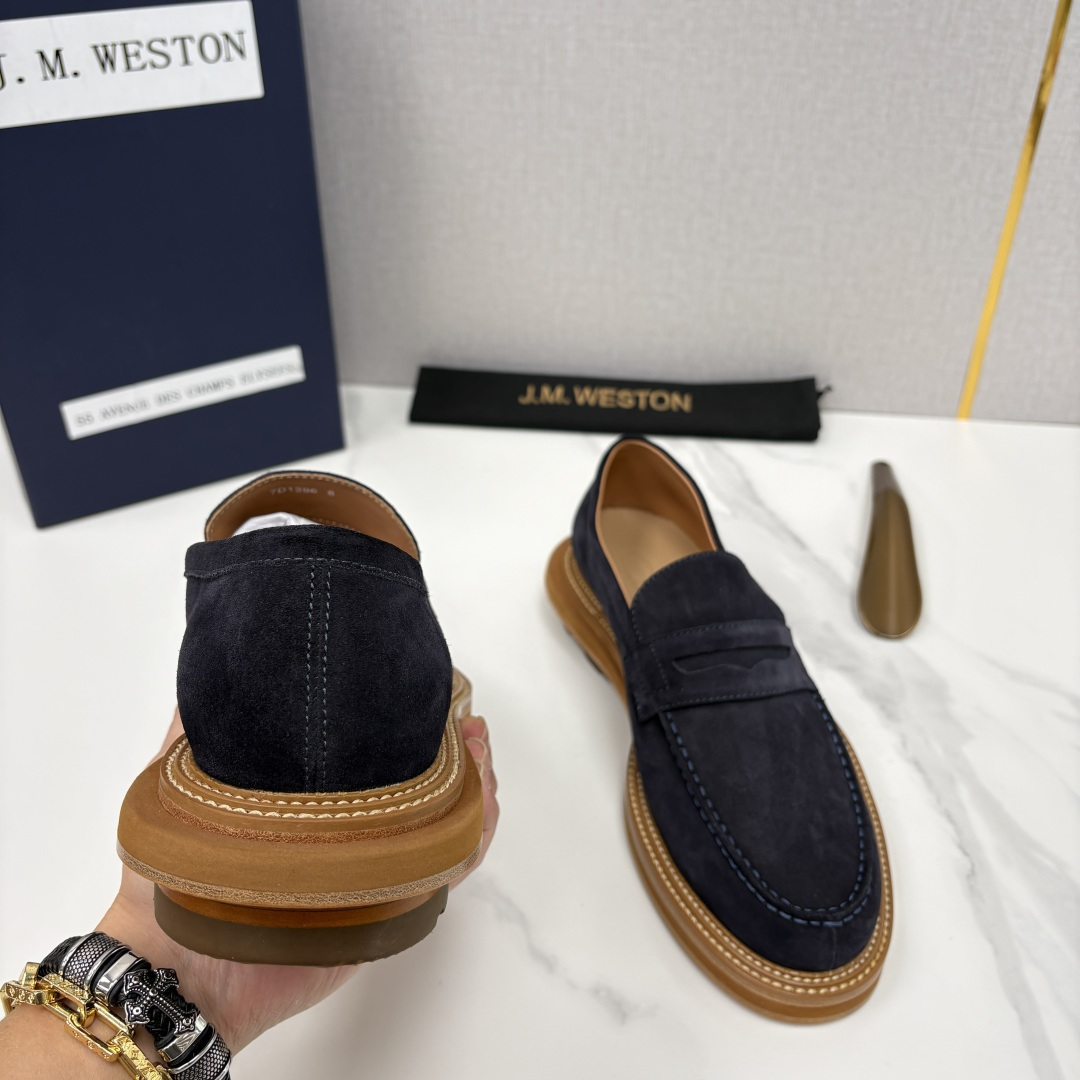 💋💍J.M.Westo*n 威士-顿 sacai × J.M.Weston 联名乐福鞋皮鞋 百年匠艺与先