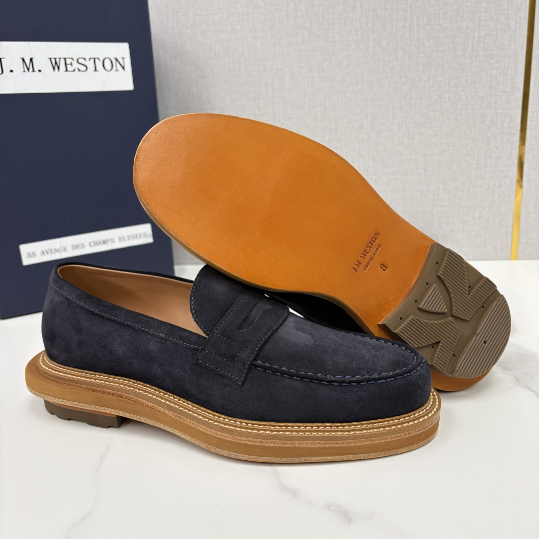 💋💍J.M.Westo*n 威士-顿 sacai × J.M.Weston 联名乐福鞋皮鞋 百年匠艺与先