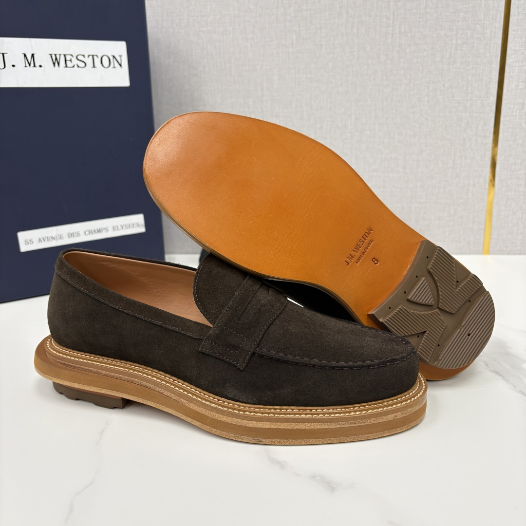 💋💍J.M.Westo*n 威士-顿 sacai × J.M.Weston 联名乐福鞋皮鞋 百年匠艺与先