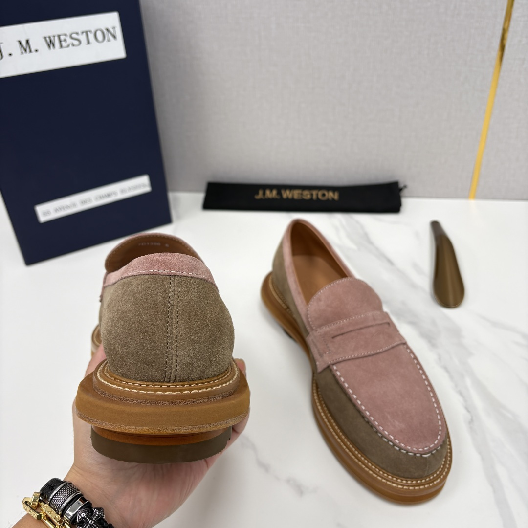 💋💍J.M.Westo*n 威士-顿 sacai × J.M.Weston 联名乐福鞋皮鞋 百年匠艺与先