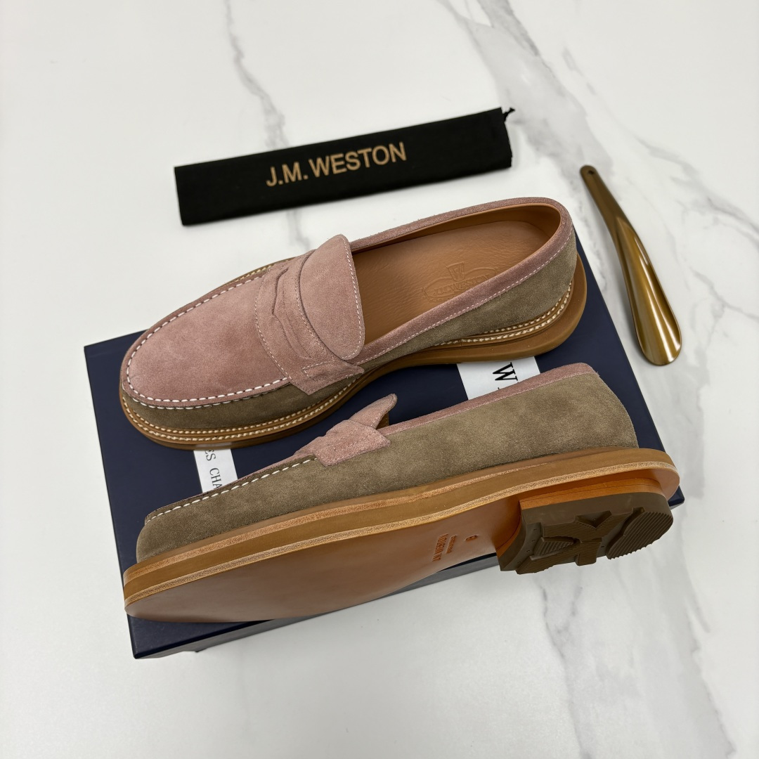 💋💍J.M.Westo*n 威士-顿 sacai × J.M.Weston 联名乐福鞋皮鞋 百年匠艺与先