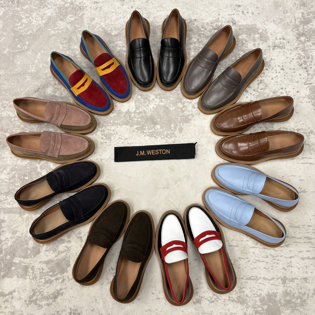 💋💍J.M.Westo*n 威士-顿 sacai × J.M.Weston 联名乐福鞋皮鞋 百年匠艺与先