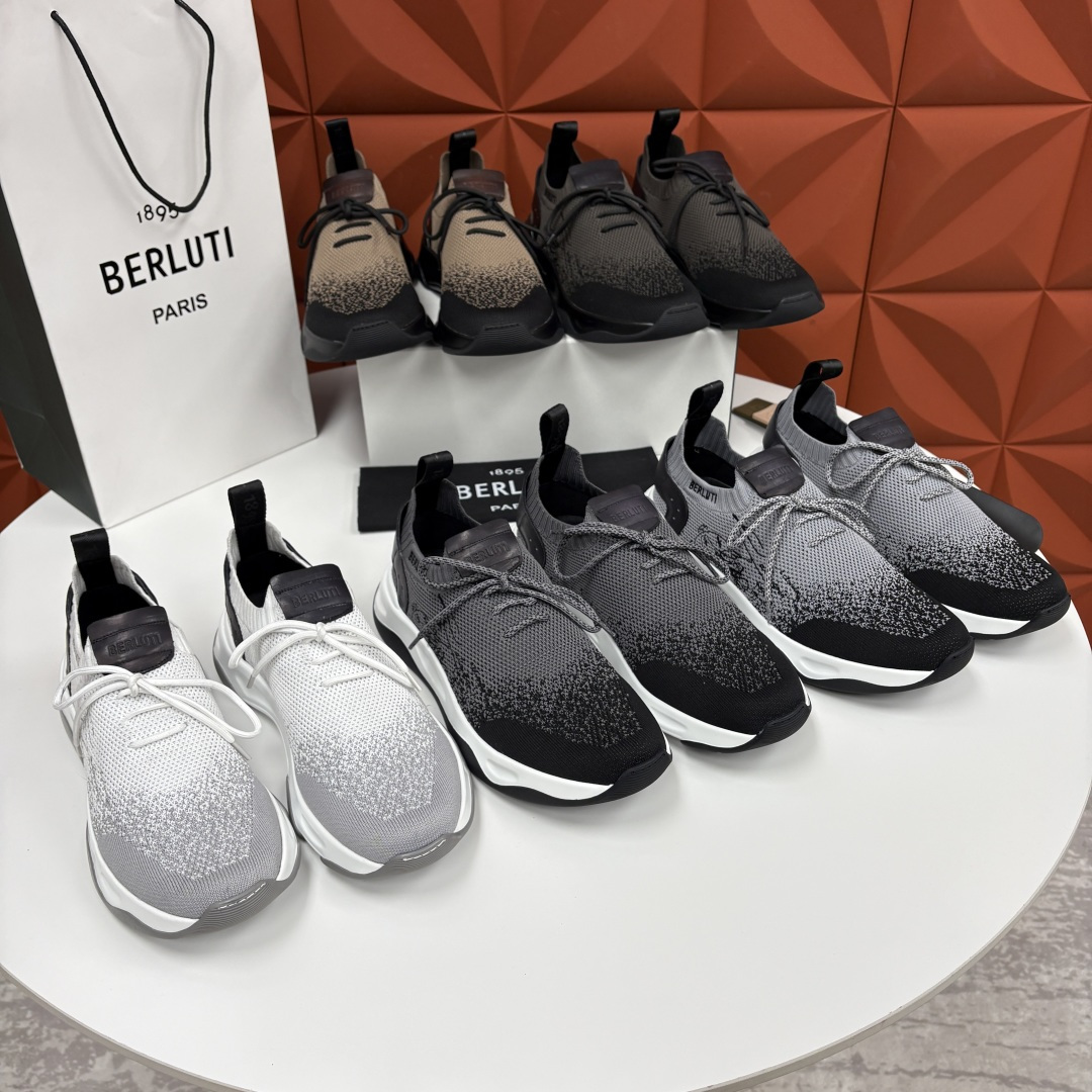 💋💍Berlut* 布鲁提新品 Shadow飞织运动鞋 原版开发打造 官方 11,100 作为品牌首款针