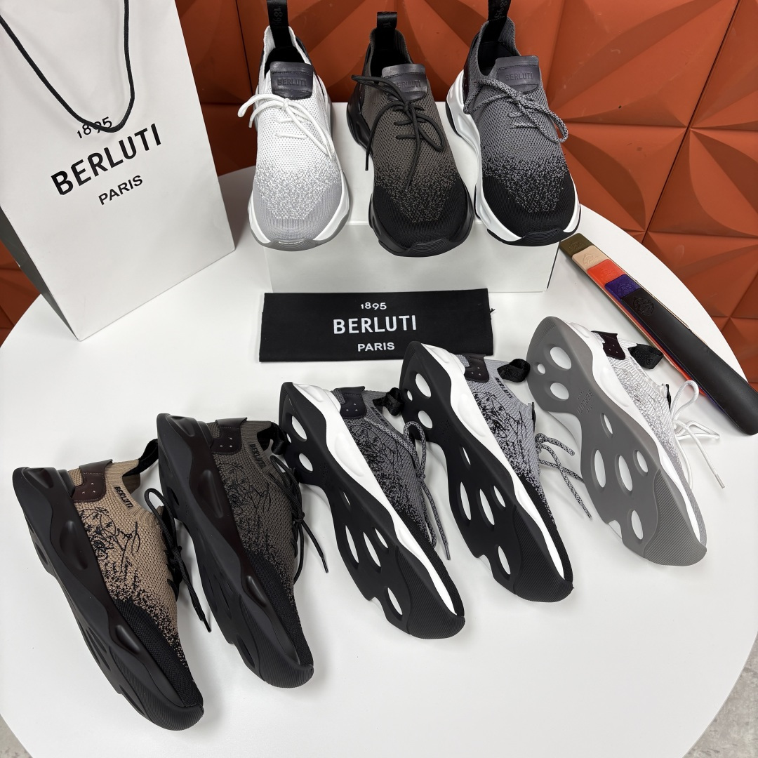 💋💍Berlut* 布鲁提新品 Shadow飞织运动鞋 原版开发打造 官方 11,100 作为品牌首款针