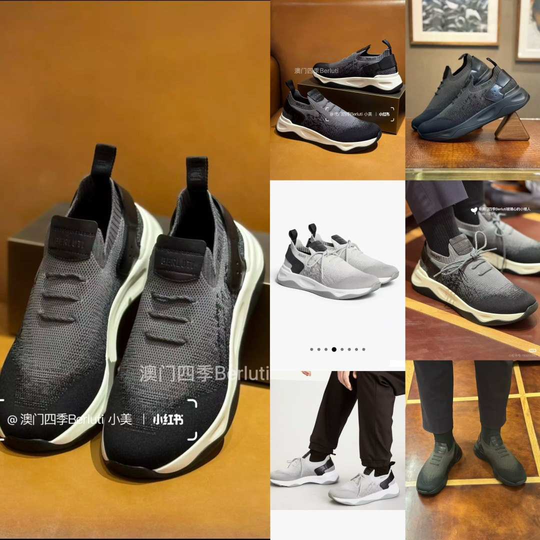 💋💍Berlut* 布鲁提新品 Shadow飞织运动鞋 原版开发打造 官方 11,100 作为品牌首款针