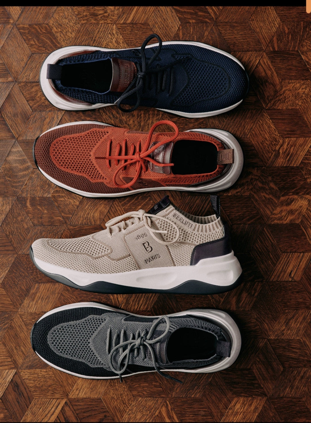 💋💍 布鲁提 Berlut* Shadow 飞织运动鞋履 现官方 11,700 香港购入原版开发打造 作