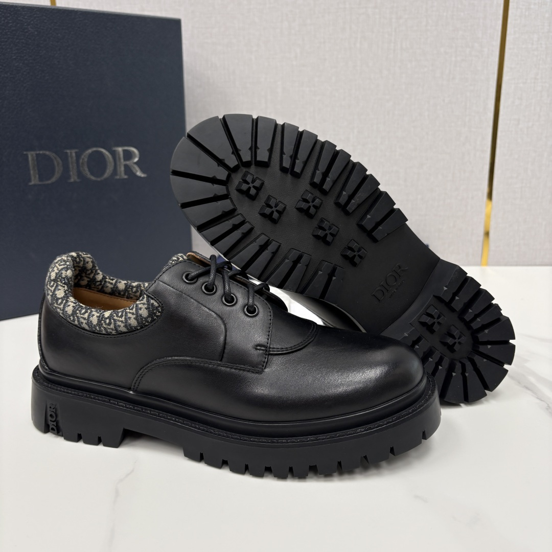 💋💍CD家新品 迪-奥 DIO* Explorer III 德比鞋 男士厚底鞋皮鞋 高奢与街头的完美融合
