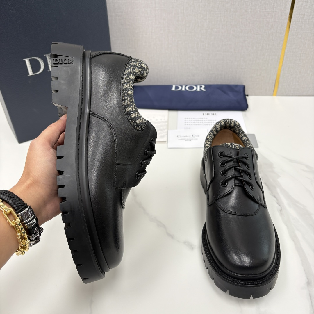 💋💍CD家新品 迪-奥 DIO* Explorer III 德比鞋 男士厚底鞋皮鞋 高奢与街头的完美融合