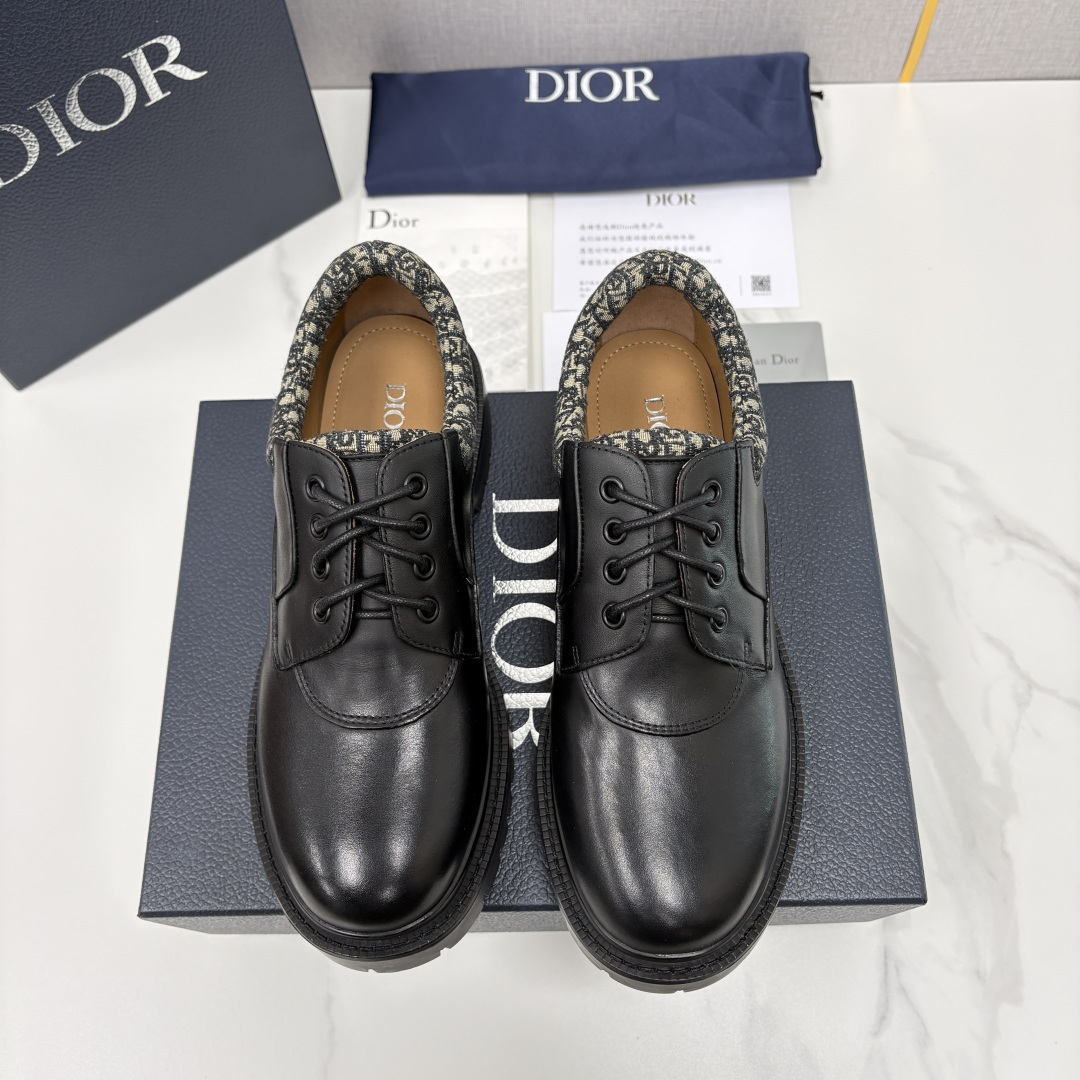 💋💍CD家新品 迪-奥 DIO* Explorer III 德比鞋 男士厚底鞋皮鞋 高奢与街头的完美融合