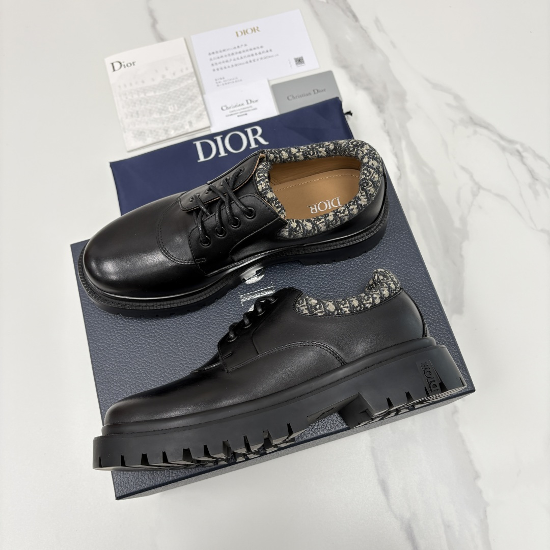 💋💍CD家新品 迪-奥 DIO* Explorer III 德比鞋 男士厚底鞋皮鞋 高奢与街头的完美融合