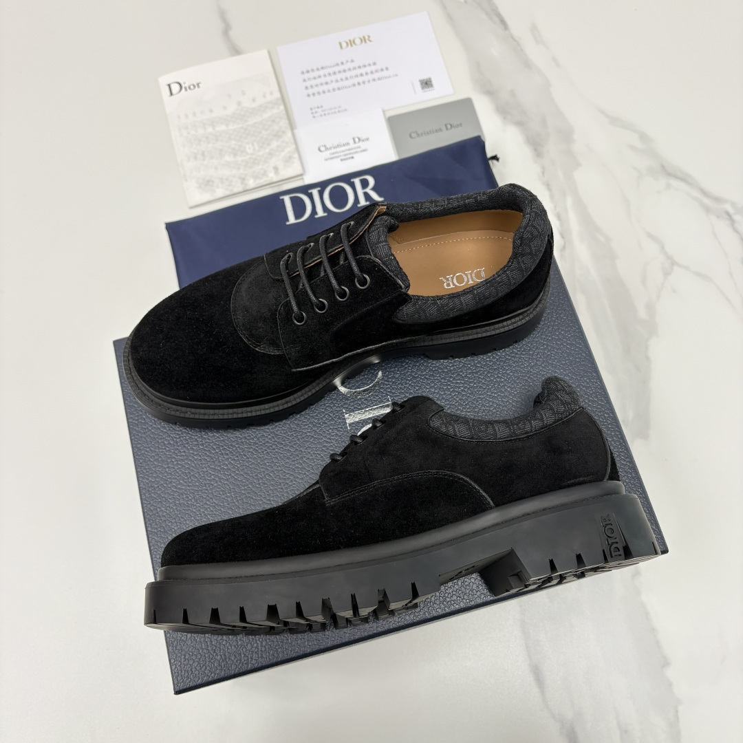 💋💍CD家新品 迪-奥 DIO* Explorer III 德比鞋 男士厚底鞋皮鞋 高奢与街头的完美融合