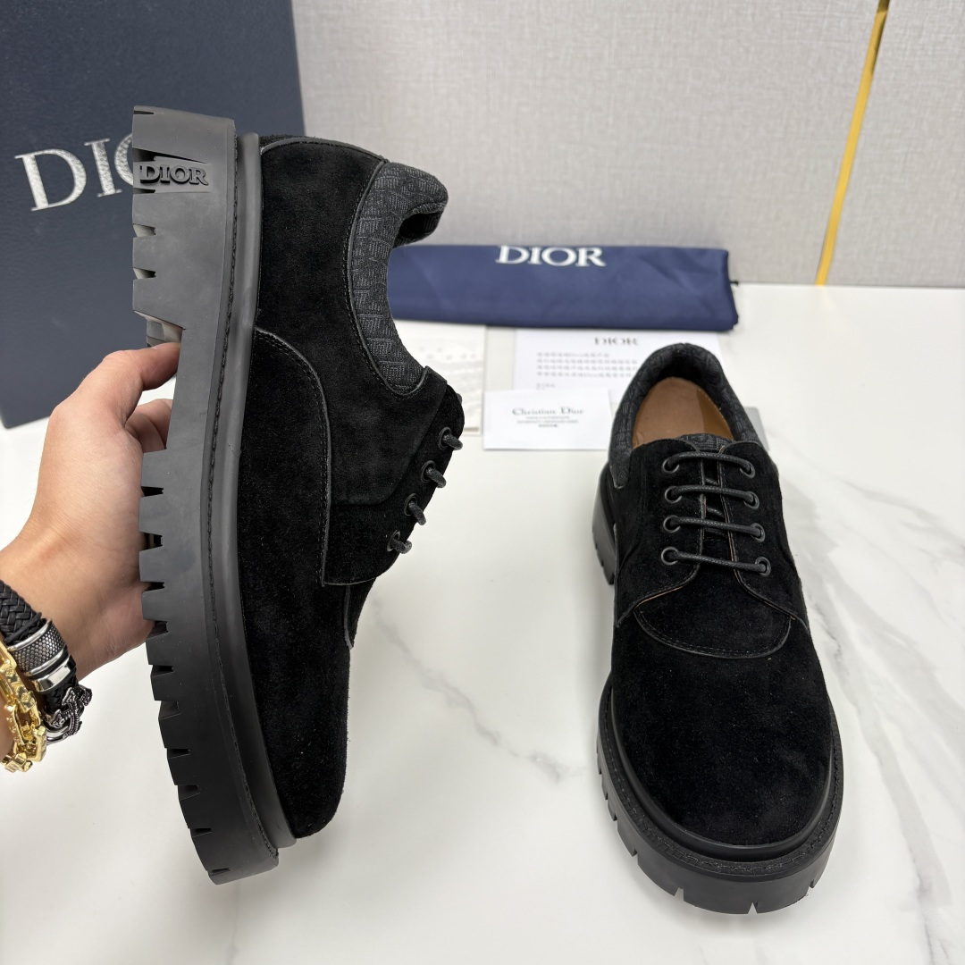 💋💍CD家新品 迪-奥 DIO* Explorer III 德比鞋 男士厚底鞋皮鞋 高奢与街头的完美融合